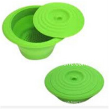 100% Eco-Friendly Plastic Silicon Strainer